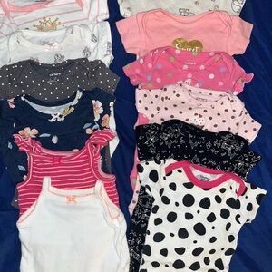 Carter's Colorful Baby Onesies Collection